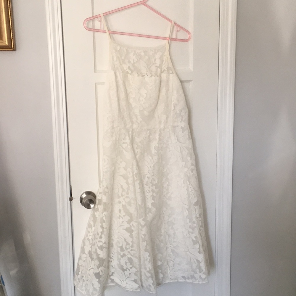 Nanette Lepore white summer cocktail dress
